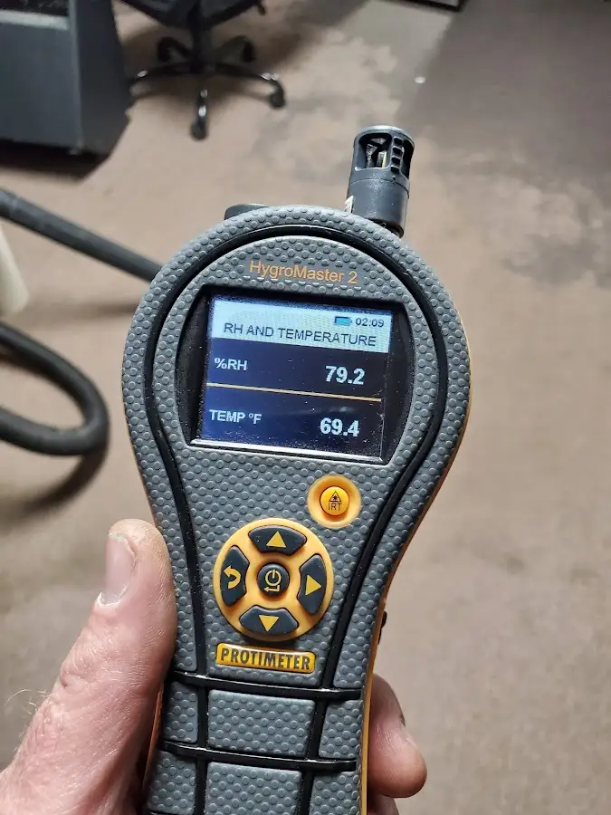 Moisture meter humidity assessment for Mold Remediation & Removal in Madisonville