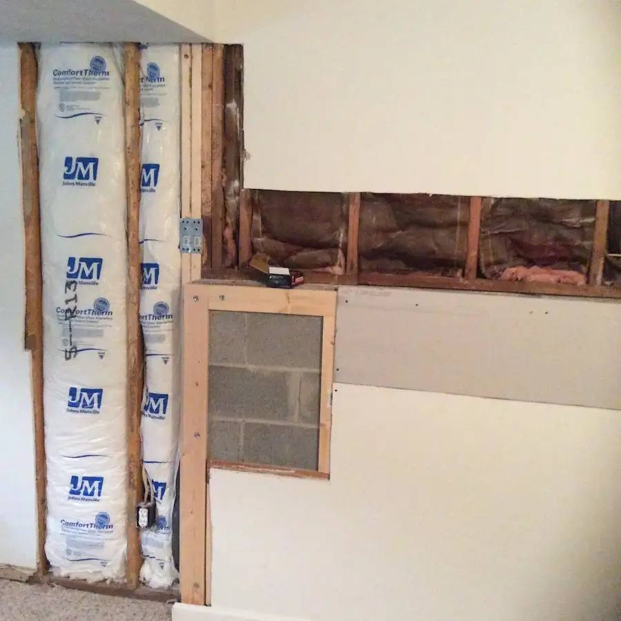 Wall insulation replacement during Odor Removal & Deodorization in Madisonville